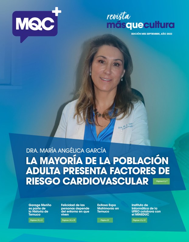 Portada Edición 25 Revista MQC — Septiembre 2022
