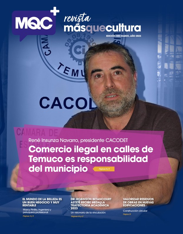 Portada Edición 31 Revista MQC — Marzo 2023