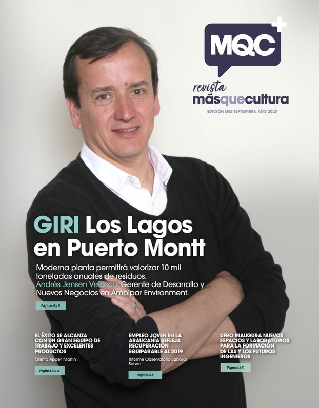 Portada Edición 37 Revista MQC — Septiembre 2023